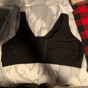 ABC Mastectomy bras with front clip closure and pocket for inserts